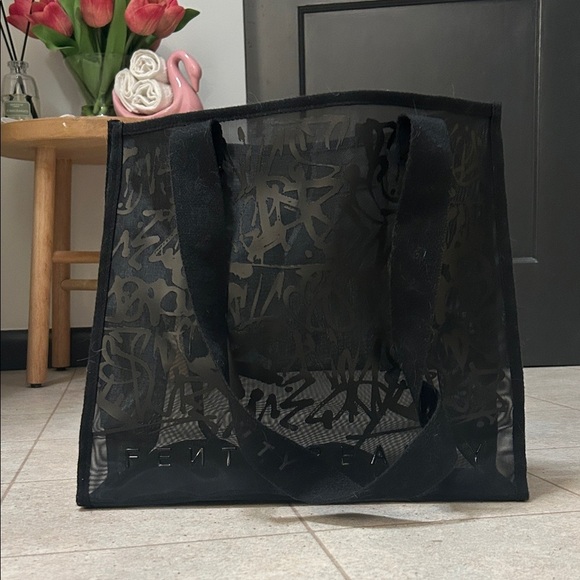 Fenty Beauty Handbags - Fenty Beauty Black Graphic Tote